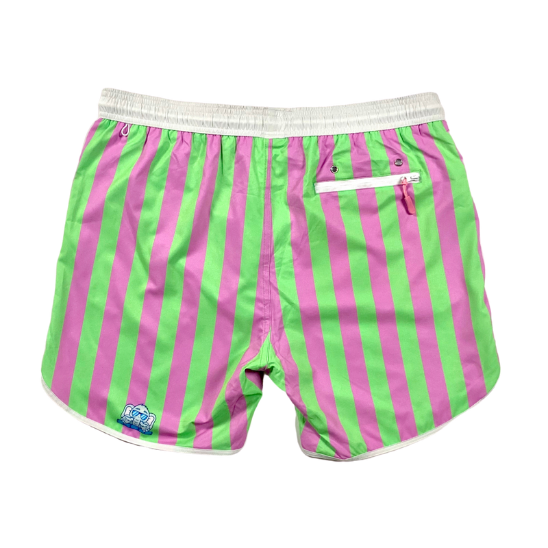 Green/Pink Mid-Stripe